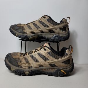 Merrell Walnut Moab 2 Ventilator Vibram Outdoor Trail Hiking Shoes Men'sSz 9.5